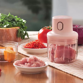 Single Bowl Electric Mini Grinder Food Chopper with Stainless Steel Blades