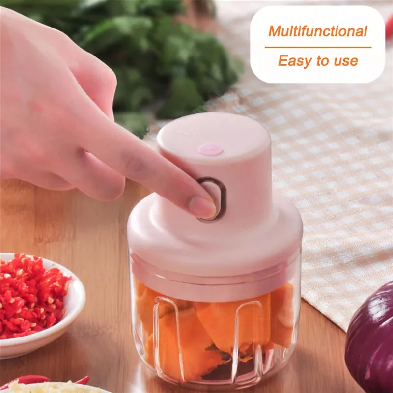 Portable Mini Grinder Food Chopper for Everyday Kitchen Use