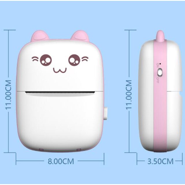 Compact mini printer for students and office use