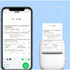 Wireless Bluetooth thermal printer printing study notes