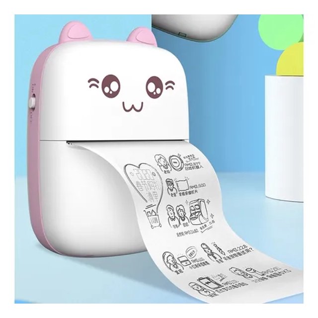 Portable thermal printer for labels and receipts