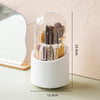 Dustproof Cosmetic Organizer with Makeup Brushes