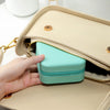 Travel Jewelry Box with Zipper Closure
