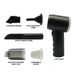 3-in-1 Portable Wireless Vacuum Cleaner AS 228 for Car Home and Office