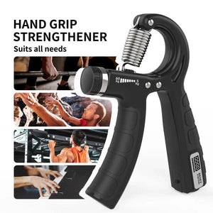Adjustable Hand Gripper with Counter for Grip Strength Training