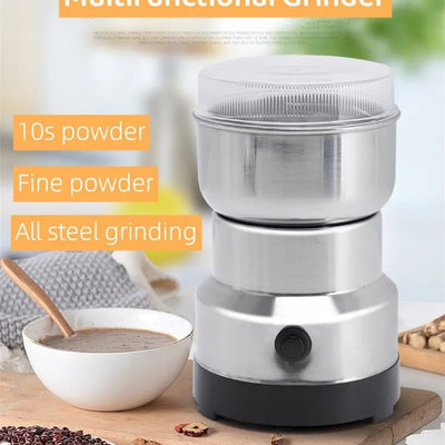 Mini Electric Grinder Stainless Steel Coffee and Spice Grinder