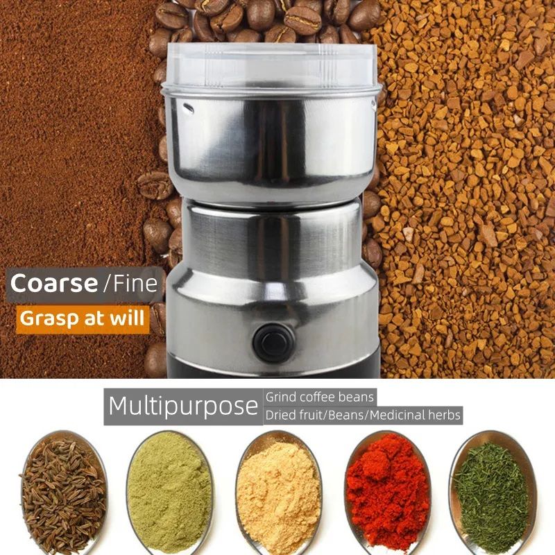 Multi Purpose Electric Grinder for Coffee Beans Herbs and Spices