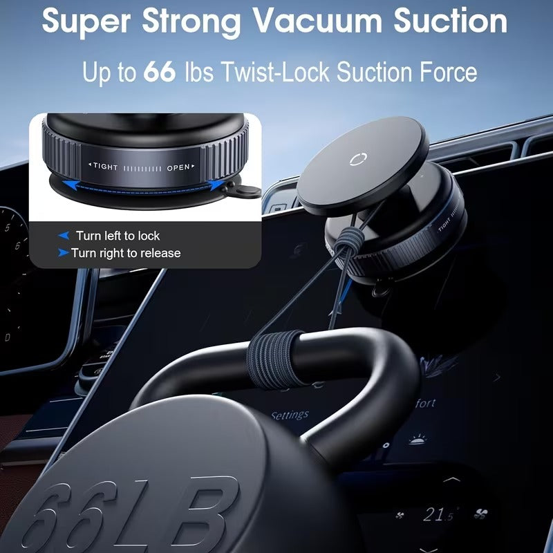 Strong suction magnetic phone holder for office desk