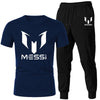 Messi Printed Summer T Shirt and Trouser Tracksuit for Men