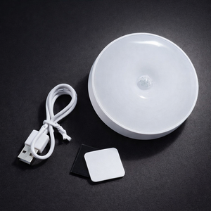 Motion Sensor LED Night Light USB Rechargeable Magnetic Wireless Lamp for Home