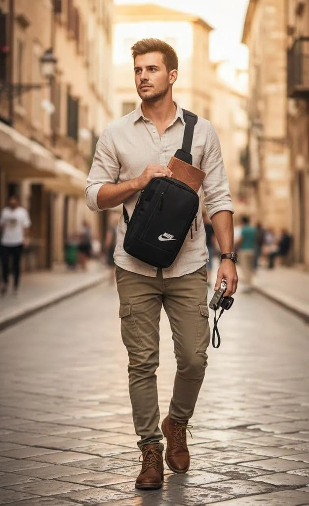Premium Nylon Crossbody Chest Bag for Everyday Travel