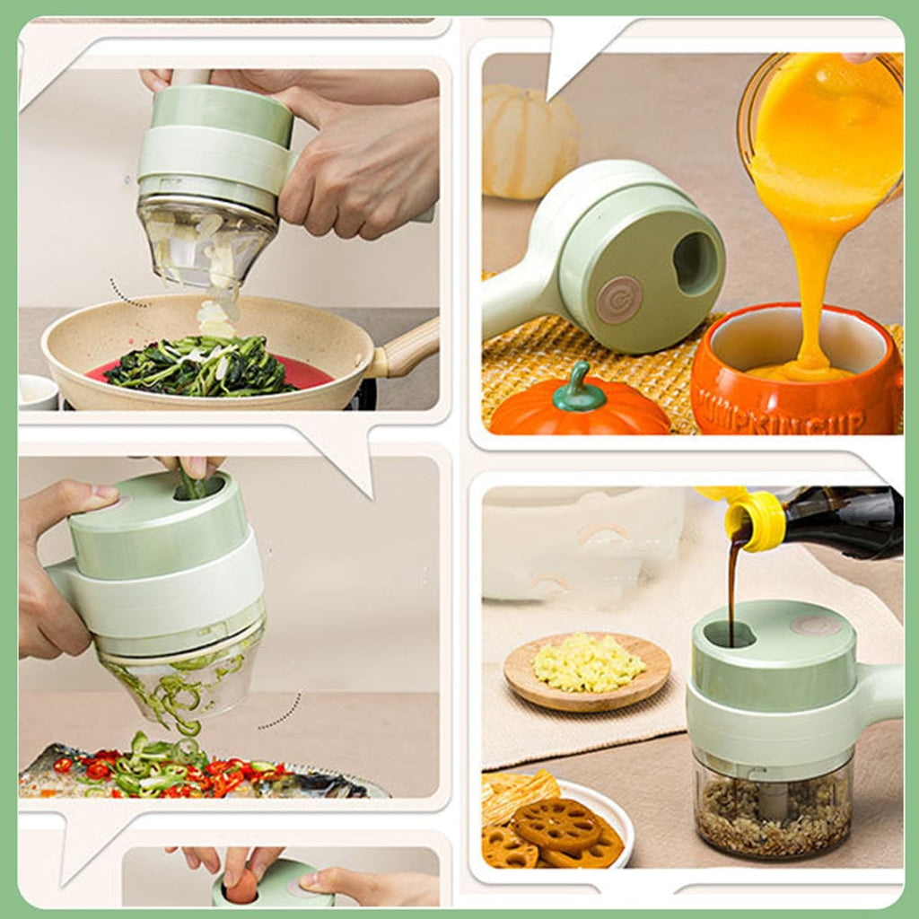 Rechargeable Electric Food Chopper for Garlic Onion and Vegetables