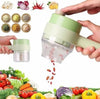 Electric Handheld Vegetable Cutter Slicer Rechargeable Multifunctional Food Chopper