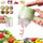 Electric Handheld Vegetable Cutter Slicer Rechargeable Multifunctional Food Chopper