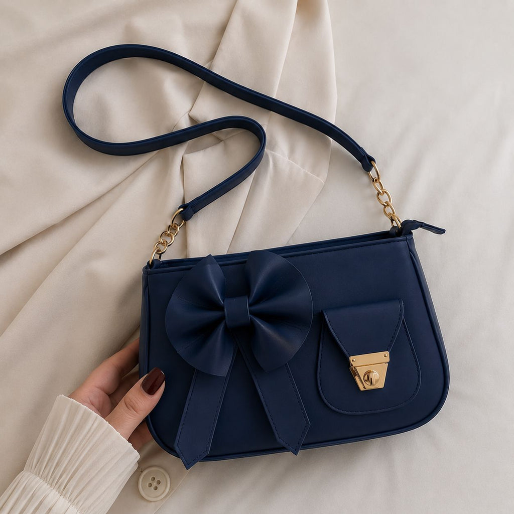 Elegant Mini Bow Handbag for Daily Use