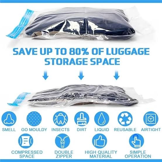 Vacuum Storage Bags for Clothes Bedding and Seasonal Storage