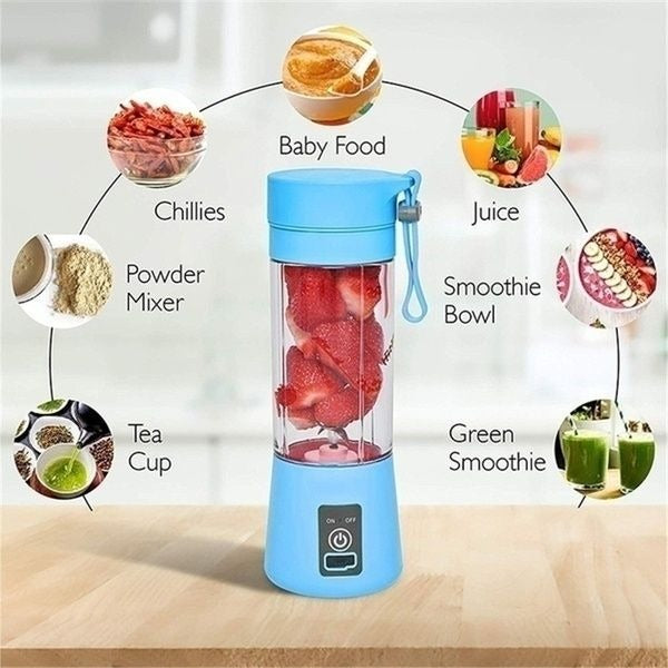 Compact USB Rechargeable Blender for Smoothies Shakes and Fresh Juice