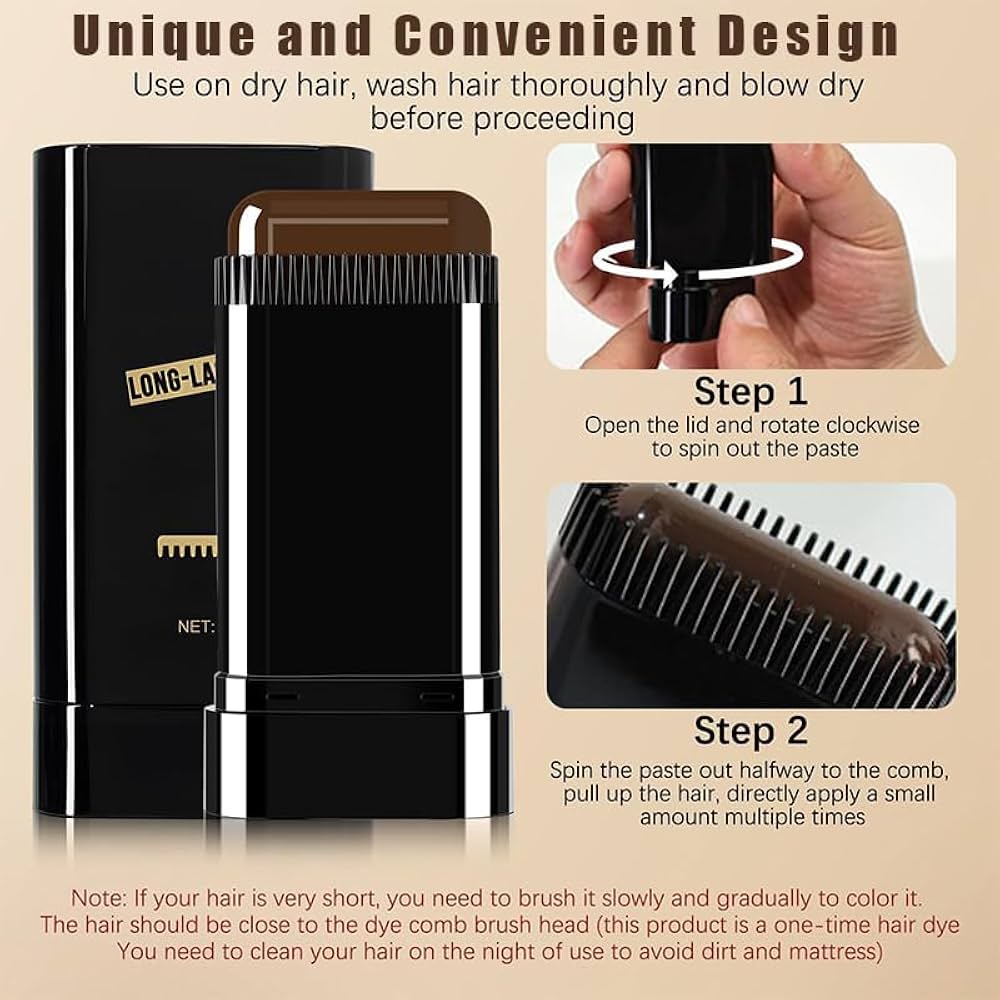 Instant Hair Root Touch-Up Wand Black Brown